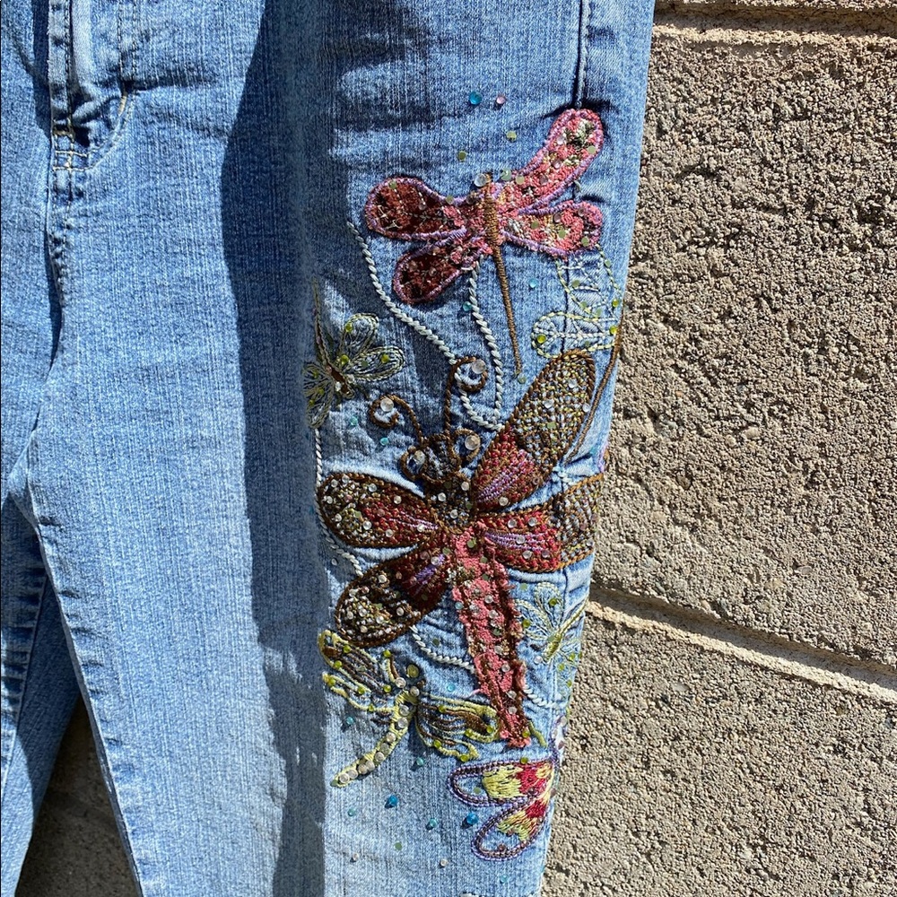 DANIEL Original Design Dragonfly Denim Jeans 11/12 - Picture 3 of 11